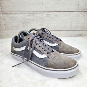 VANS Old Skool Suede Gray Sneakers Men's Size 8